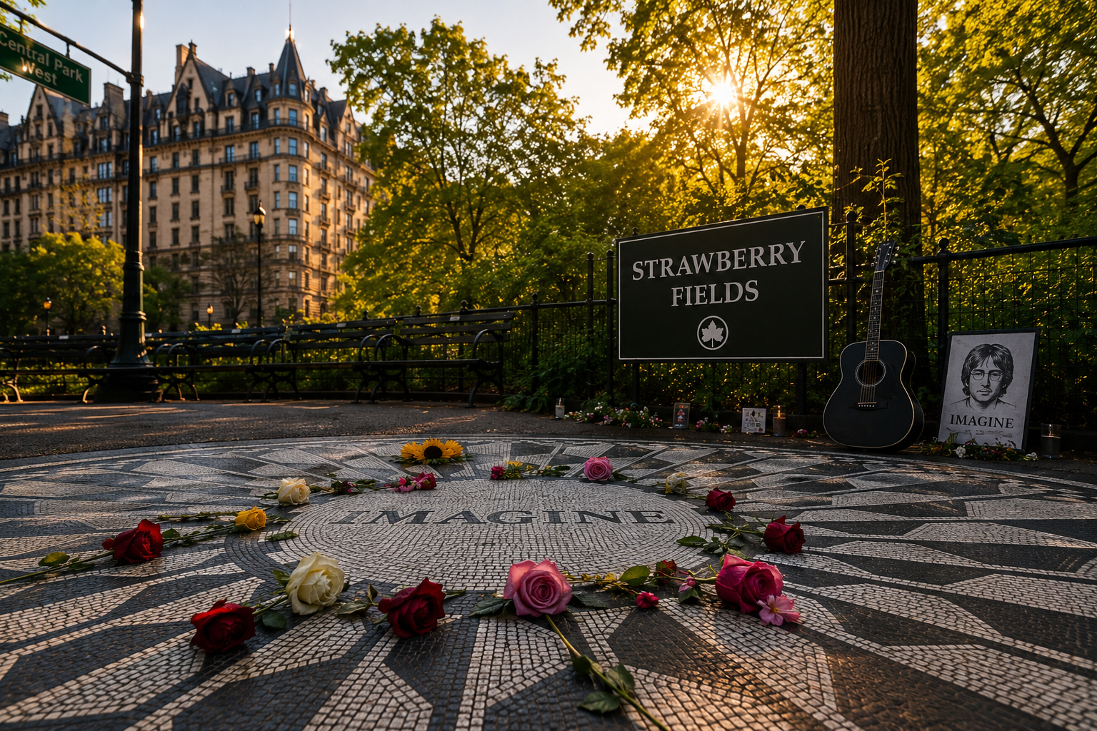 Strawberry Fields: el rincón más emotivo de Nueva York y el homenaje eterno a John Lennon