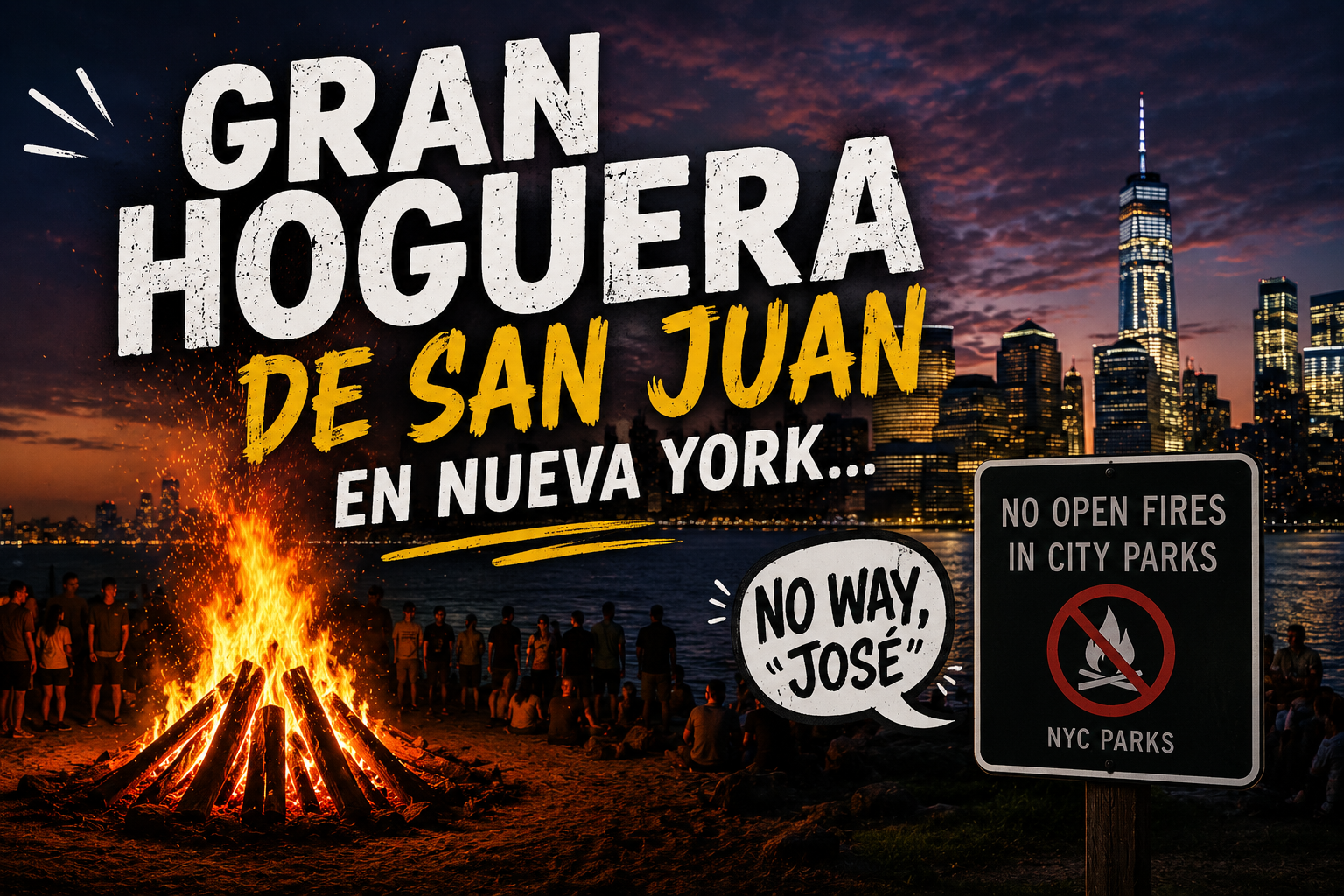 Por qué no verás hogueras de San Juan en Central Park