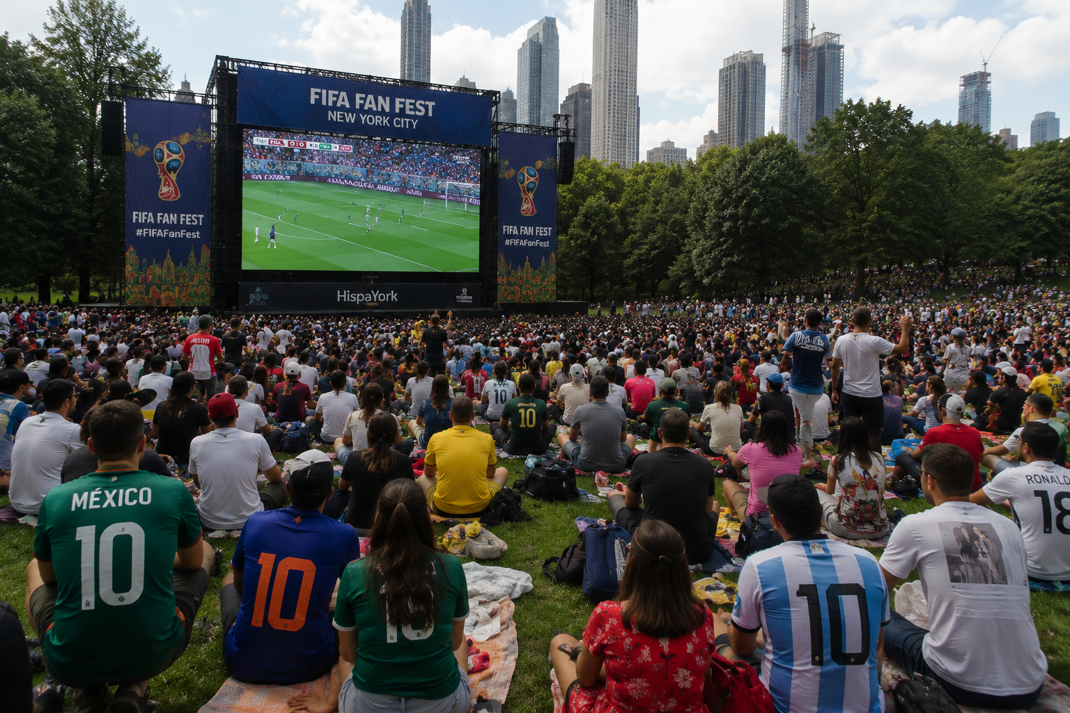 Central Park se prepara para vivir la final del Mundial 2026 como un gigantesco estadio al aire libre