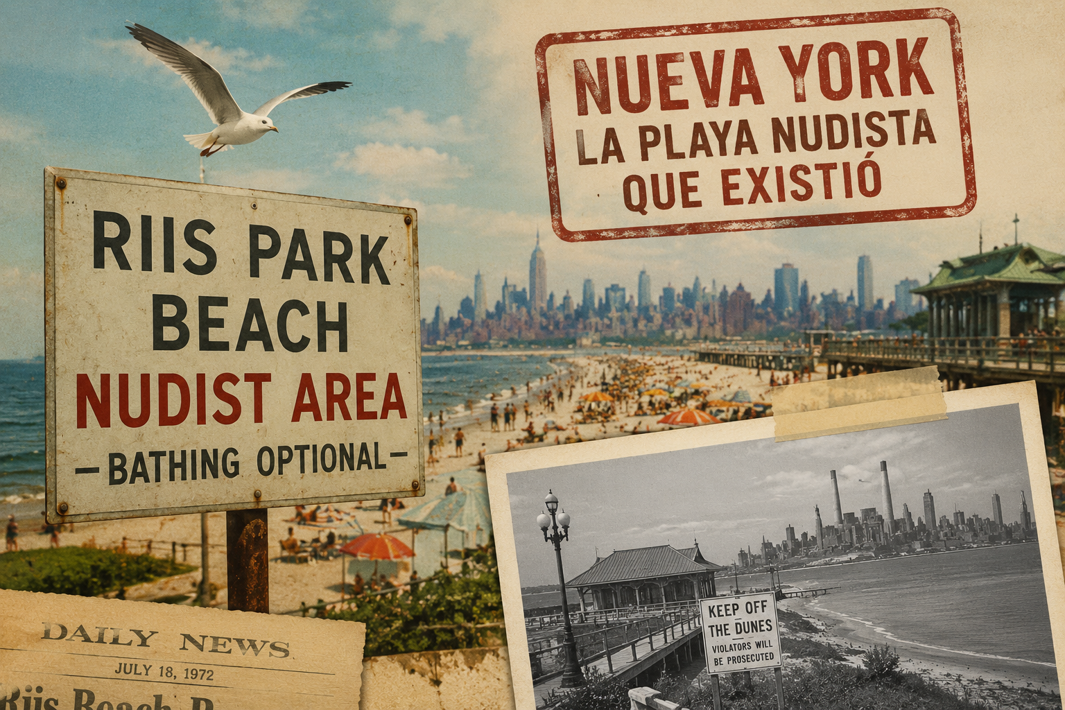 Cuando Nueva York tuvo una playa nudista oficial