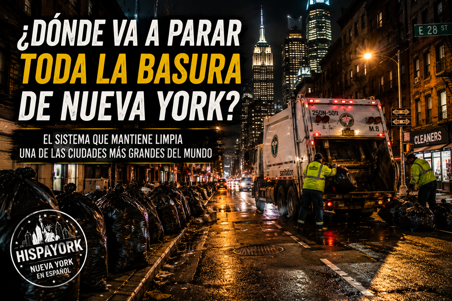 ¿Dónde va a parar toda la basura de Nueva York?