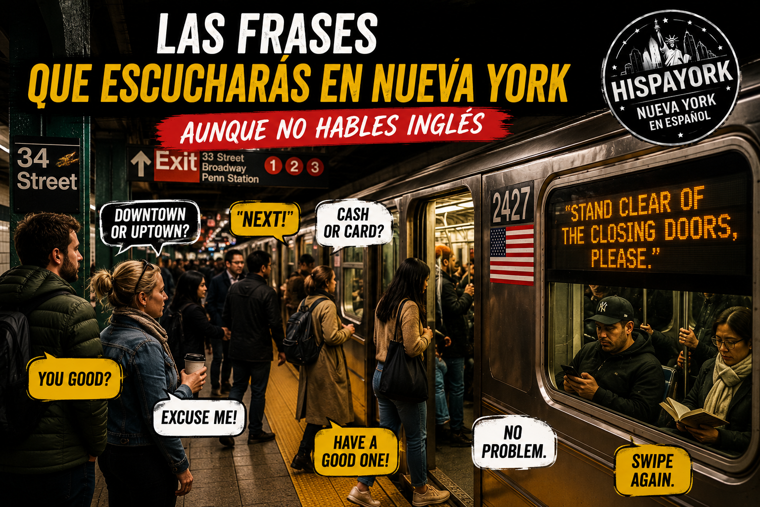 Las frases que escucharás en Nueva York... aunque no hables inglés
