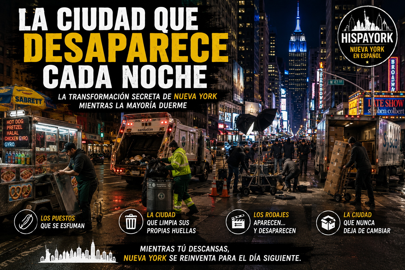 La ciudad que desaparece cada noche