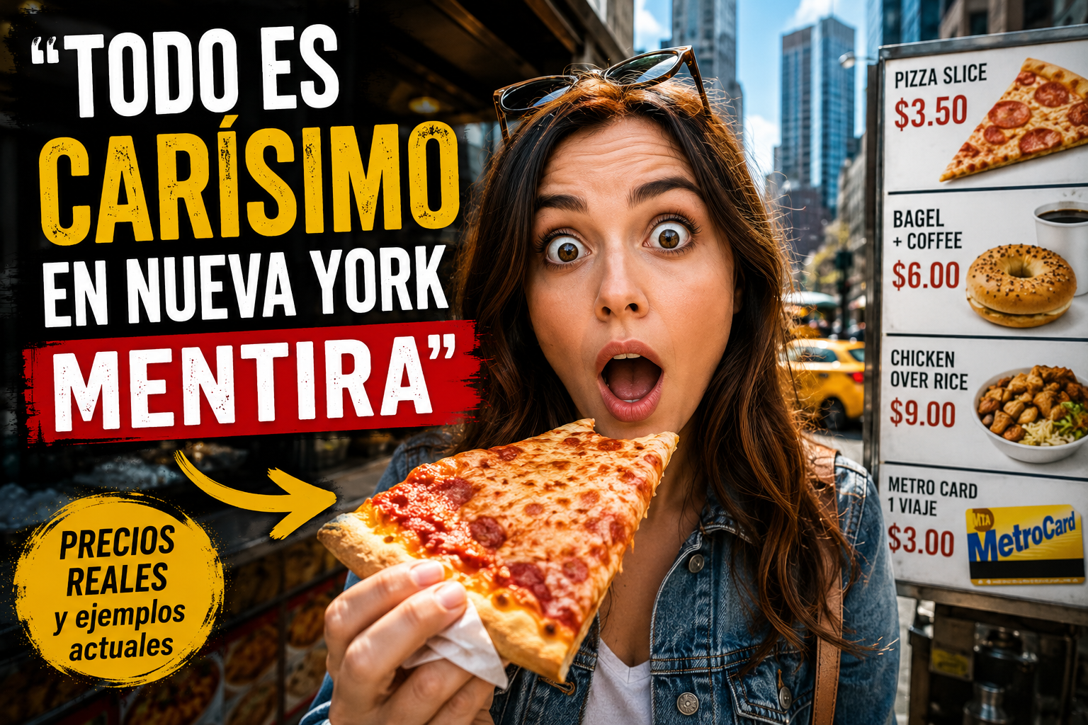 "Todo es carísimo en Nueva York". Mentira.