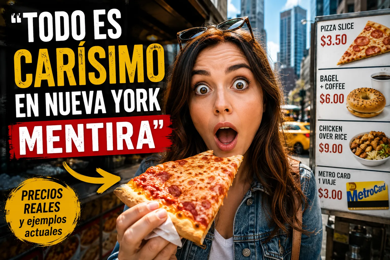 "Todo es carísimo en Nueva York". Mentira.