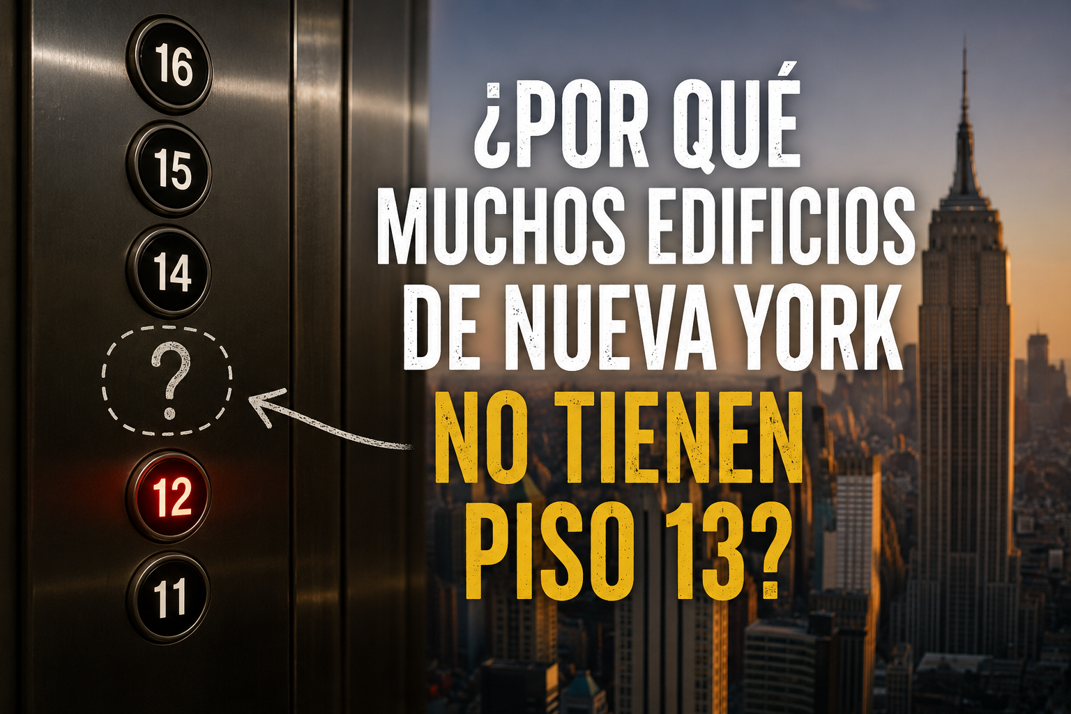 ¿Por qué muchos edificios de Nueva York no tienen piso 13?