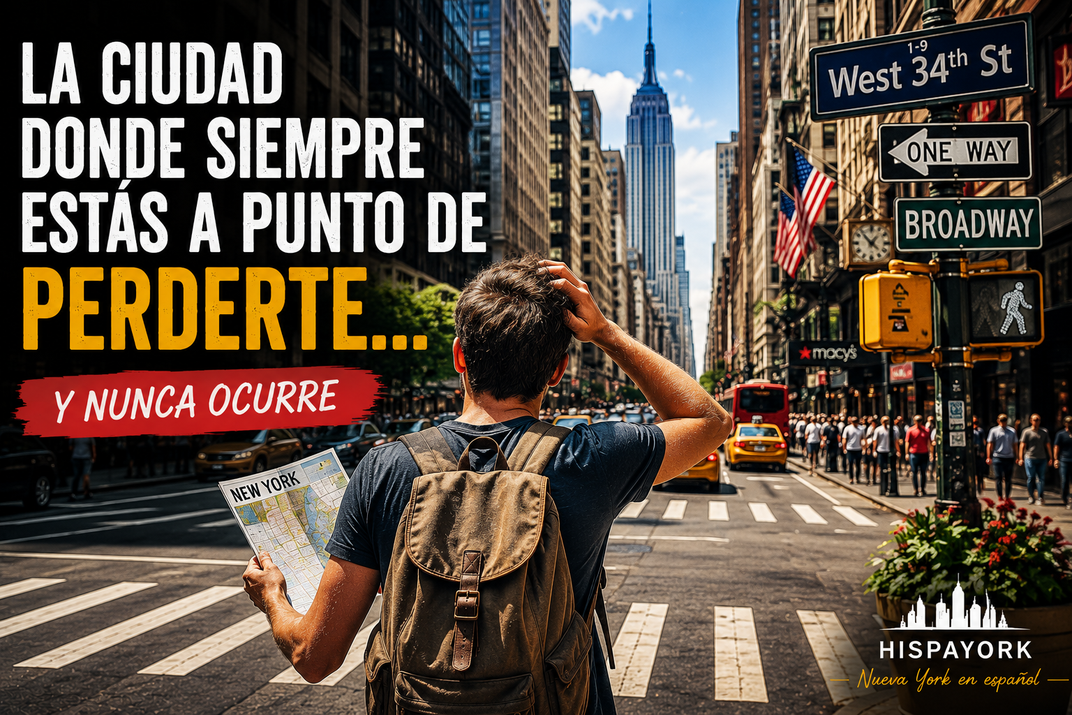 La ciudad donde siempre estás a punto de perderte... y nunca ocurre