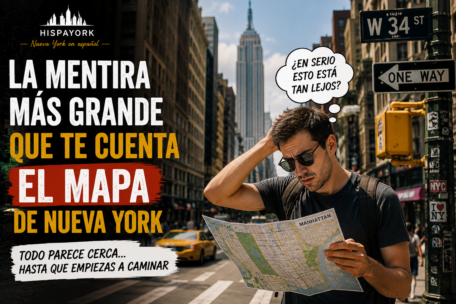 La mentira más grande que te cuenta el mapa de Nueva York